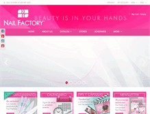 Tablet Screenshot of nailfactory.com.mx